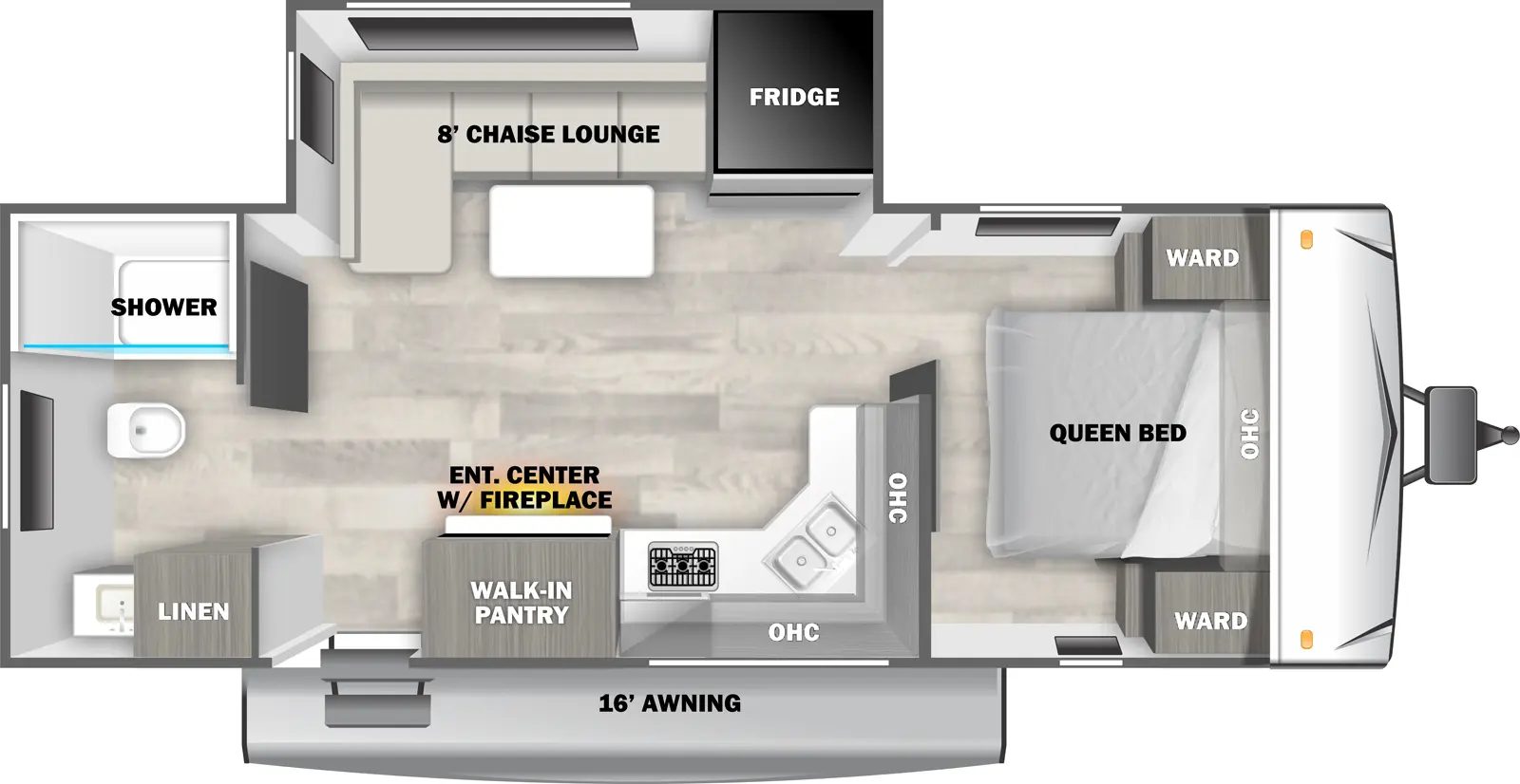 Evo West 2231RB Floorplan